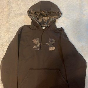 Under Armour Men Brown Camo Hoodie Medium
